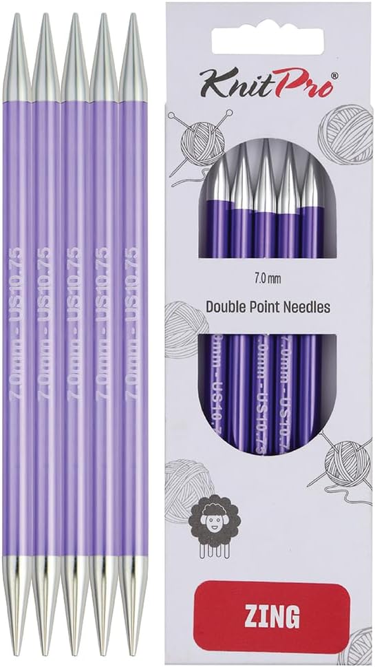 KnitPro Zing Nadelspiel 20 cm - 7,0