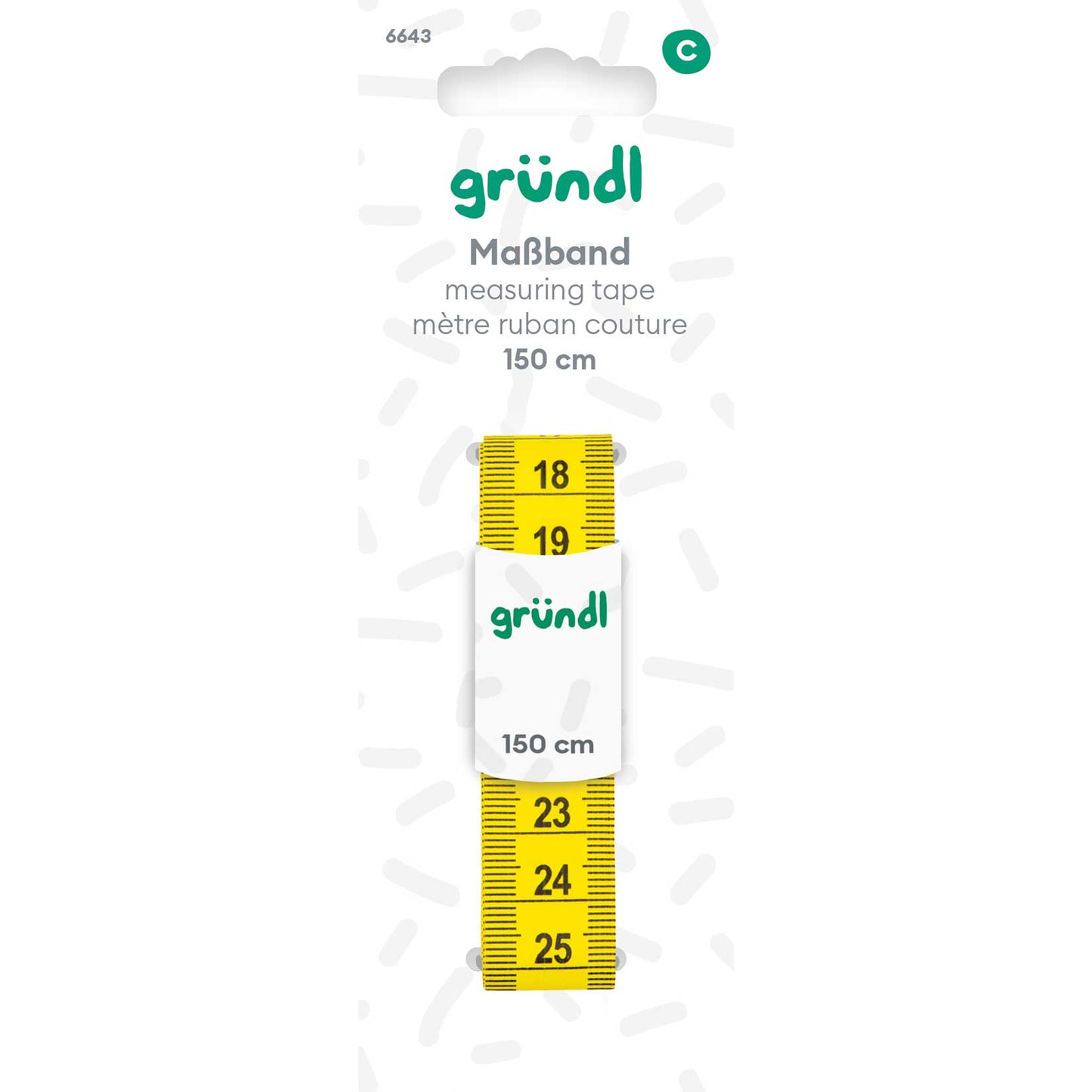 Maßband 150 cm (Gründl)