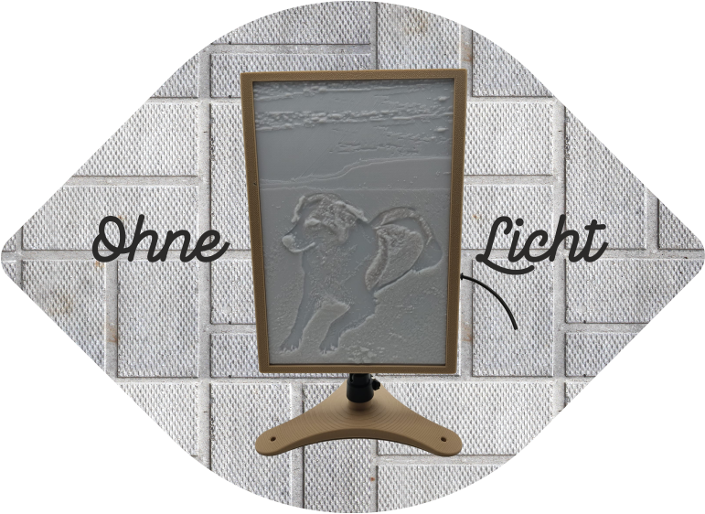 3D-Leuchtbild - Hochformat designed by Dekodrurchel