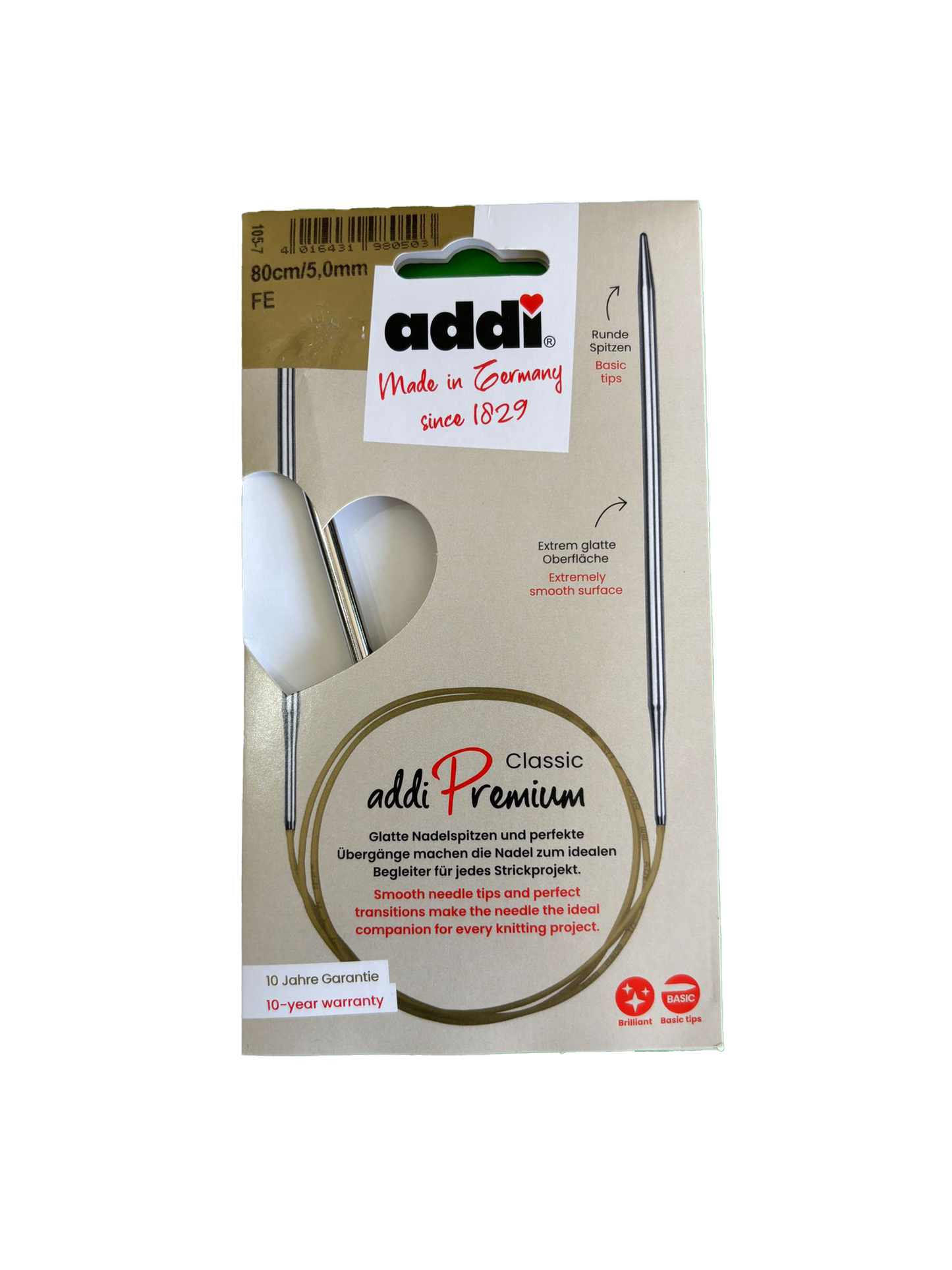 Addi Lace Premium Rundstricknadel 2,0