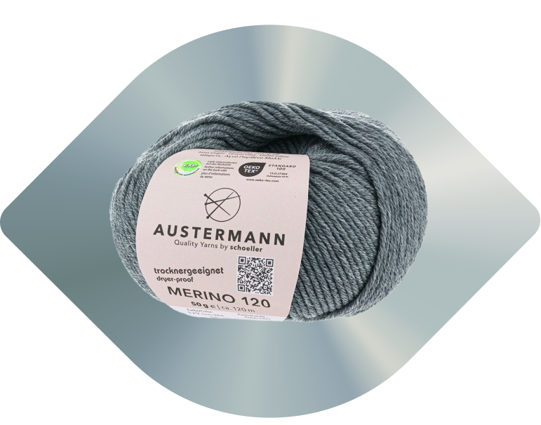 Merino 120 - Schurwolle von Austermann