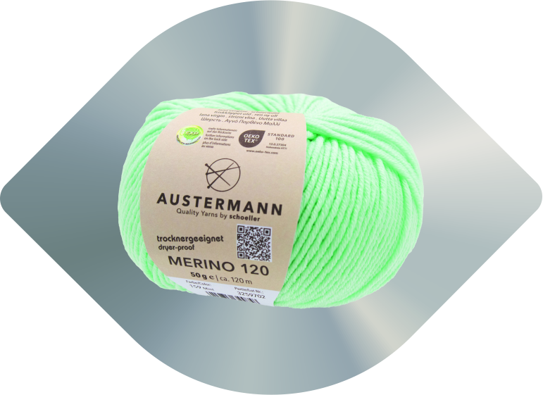 Merino 120 - Schurwolle von Austermann
