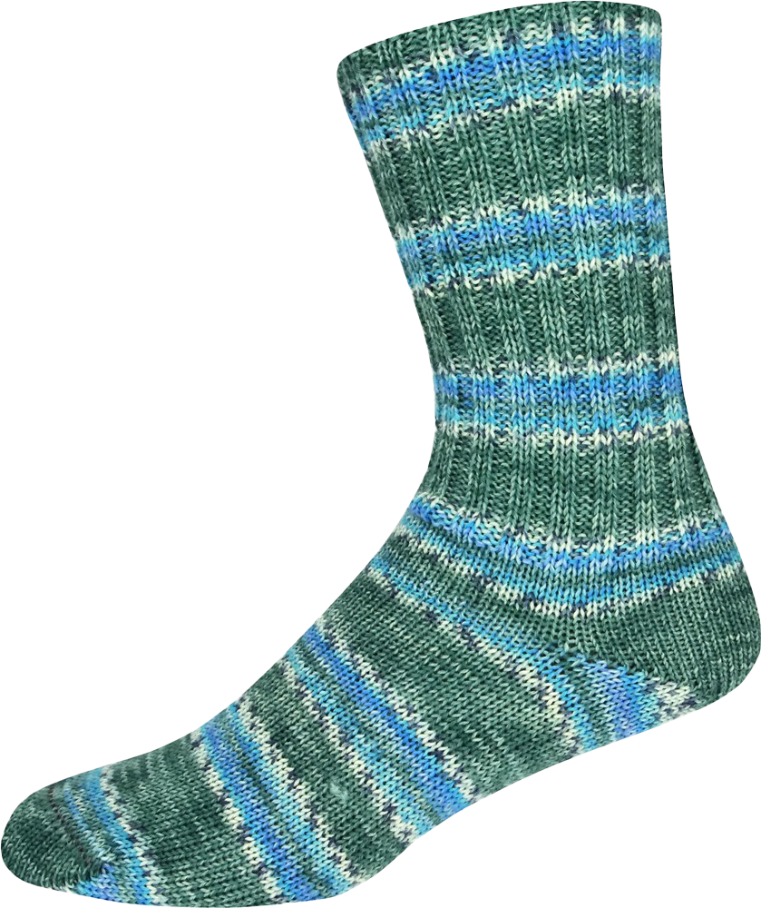 Sockengarn Supersocke 100 Sort. 394 Space Color (ONLine)