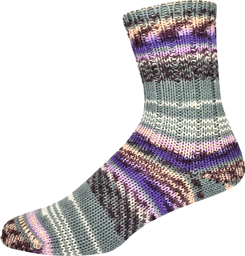 Sockengarn Supersocke 100 Sort. 411 Fjord Color (ONLine)