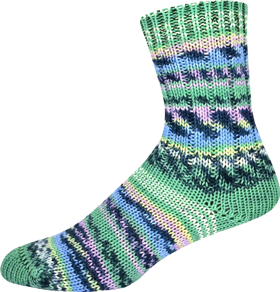 Sockengarn Supersocke 100 Sort. 411 Fjord Color (ONLine)