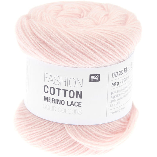 Fashion Cotton Merino Lace Solid Colours