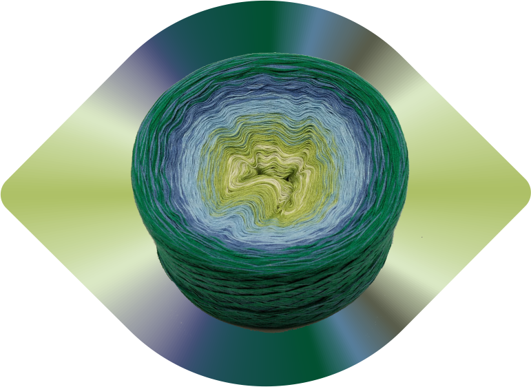 Tuch "Bohemian Wonder" aus dem Bobbel "Frühlingsmeer"