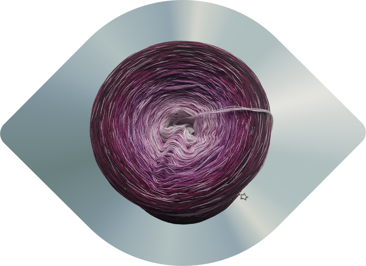 Glitzerviolett - 1400 m/4-fädig