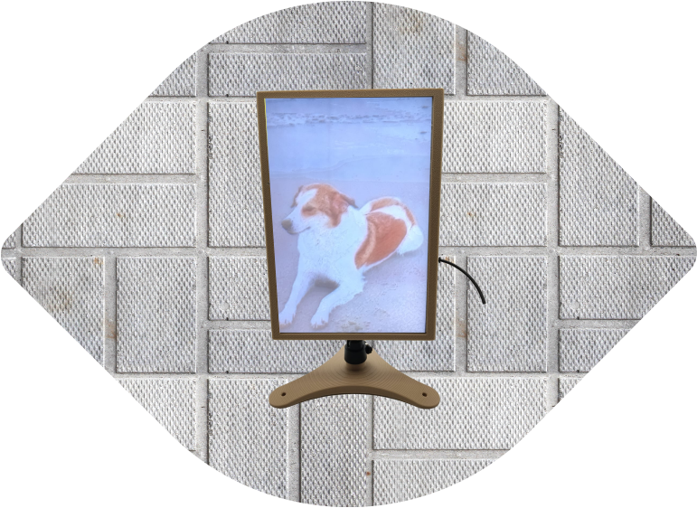 3D-Leuchtbild - Hochformat designed by Dekodrurchel