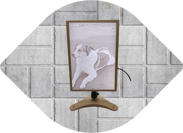 3D-Leuchtbild - Hochformat designed by Dekodrurchel