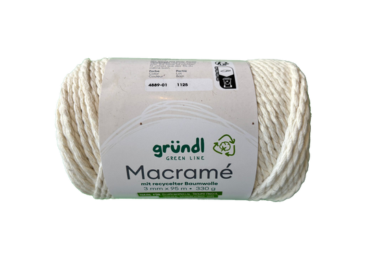 Macramé-Garn natur