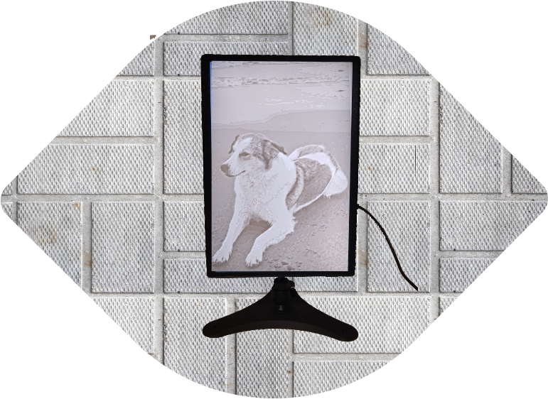 3D-Leuchtbild - Hochformat designed by Dekodrurchel