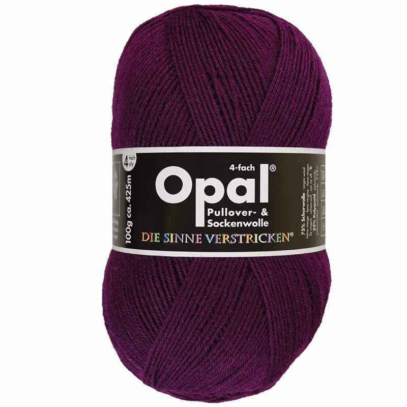 Opal Uni - Sockenwolle 4-fach