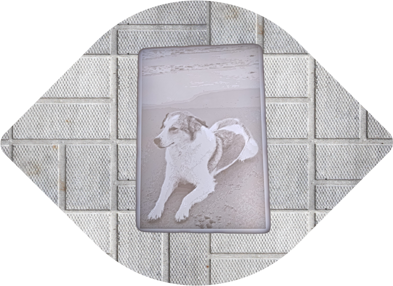 3D-Leuchtbild - nur als Bild zum Wechseln