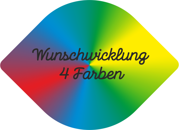 Wunschwicklung mit 4 Farben