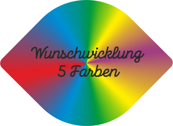 Wunschwicklung mit 5 Farben