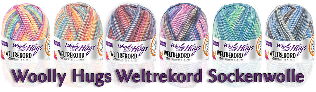 Woolly Hug Weltrekord-Sockenwolle