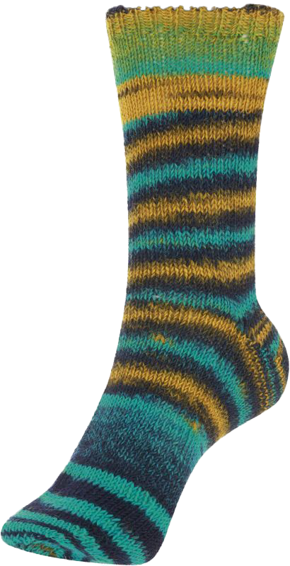 Forissima 4-fach Funky Socks - 2 identische Socken aus einem Knäuel